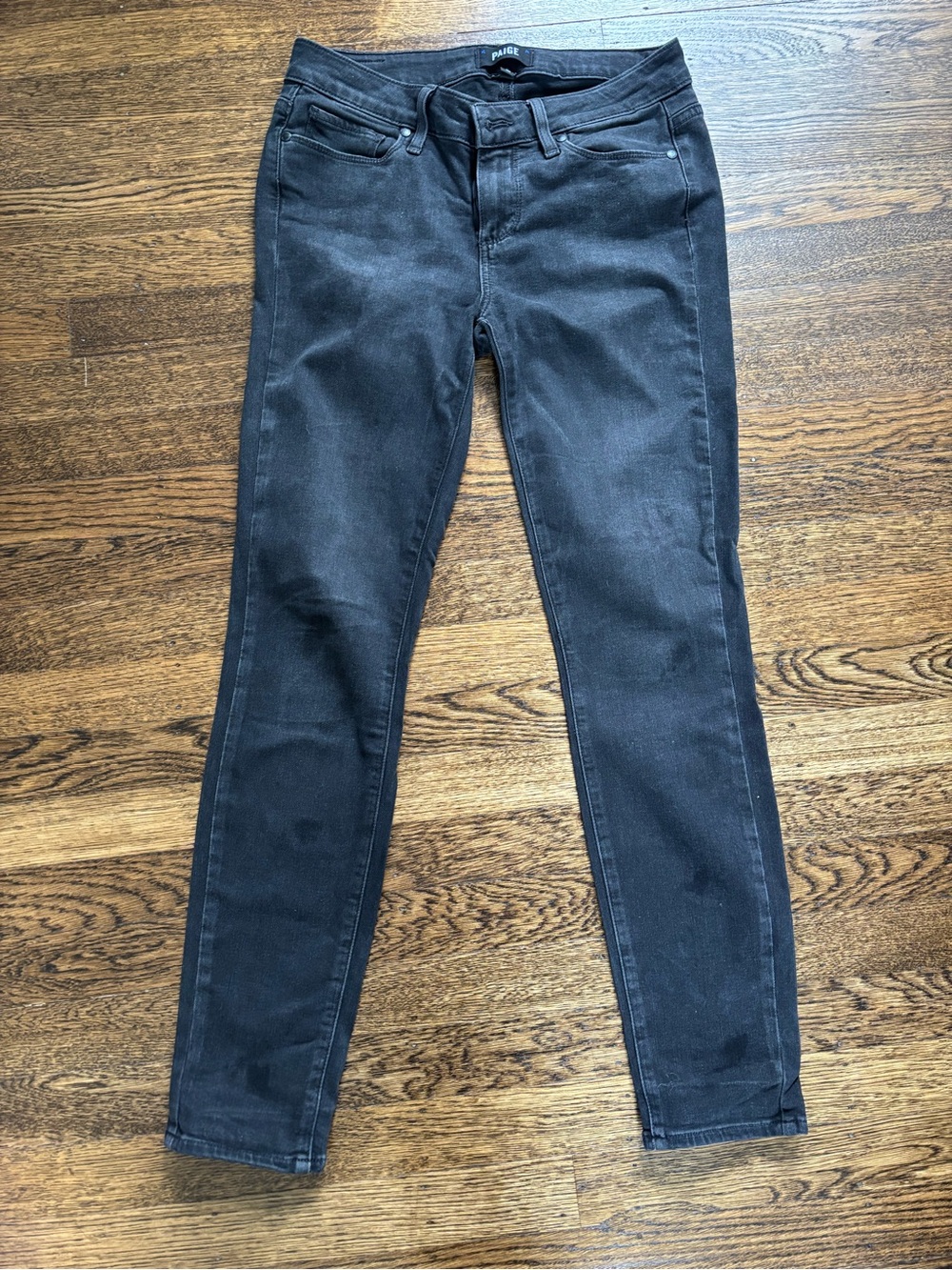 Paige Verdugo Ankle Dark Gray Jean